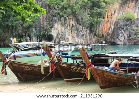 Krabithailand July 22 Koh Hong Island Stock Photo