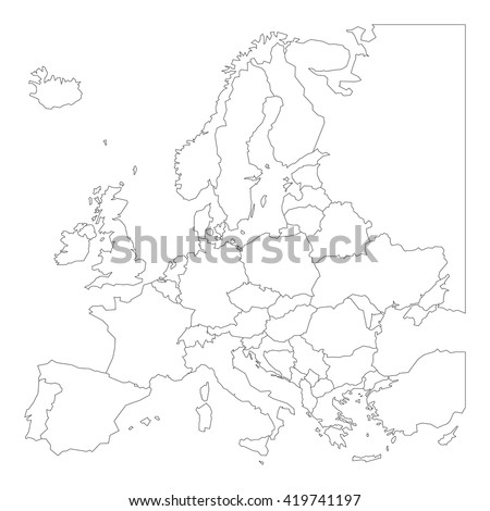 Europe Map Stock Images, Royalty-Free Images & Vectors | Shutterstock