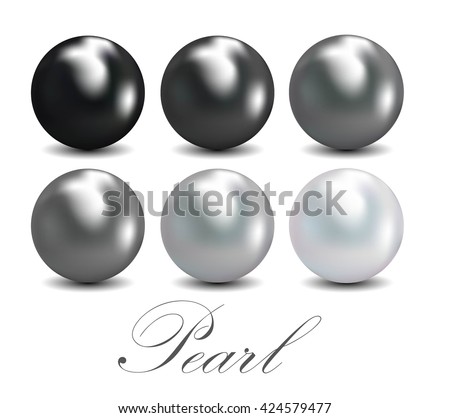 Abstract background with pearls