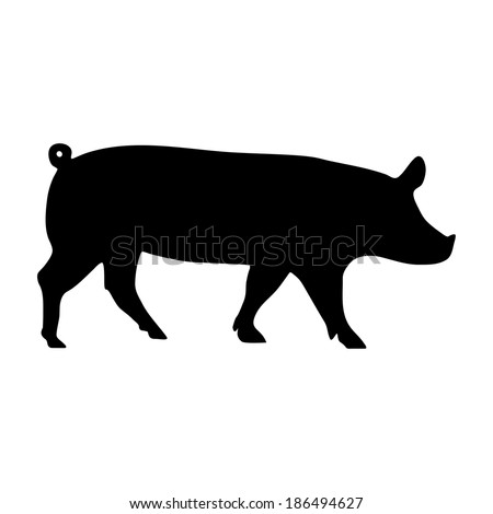 Download Pig Silhouette Stock Images, Royalty-Free Images & Vectors ...