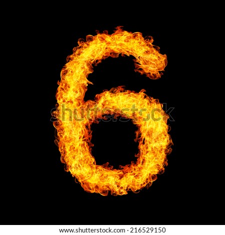 Fire Letter D On Black Background Stock Photo 55655236 - Shutterstock