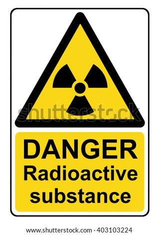 Radiation Hazard Symbol Sign Radhaz Threat Stock Photo 88654858 ...