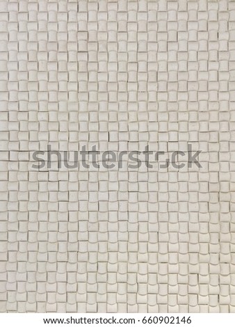 Wall Of Off White Ceramic Tiles With Lighting Shone On It Textured Background Wall Of Off White Ceramic Tiles With Lighting Shone On It Textured Background