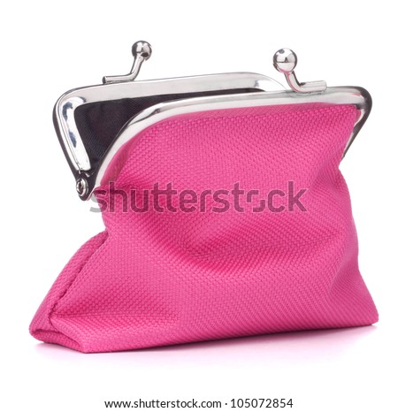 Empty Open Purse Isolated On White Stock Photo 105072854 - Shutterstock