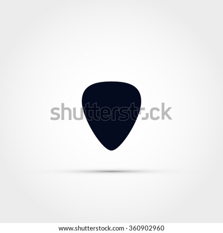 Guitar pick icon