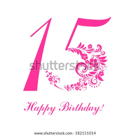 15 Birthday Stock Vectors & Vector Clip Art | Shutterstock