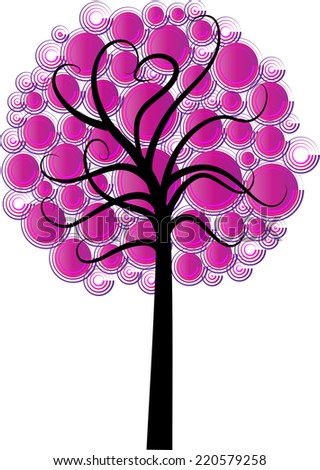 Graphic Tree Stock Vector 23702191 - Shutterstock