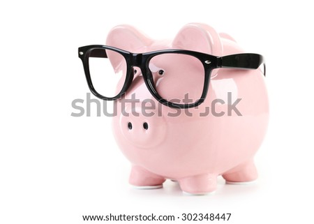 Piggy with glasses