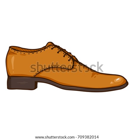 Brown Sneakers Isolated On White Vector Stock Vector 159506915 ...