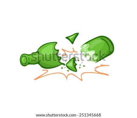 Broken Bottle Stock Photos, Images, & Pictures | Shutterstock