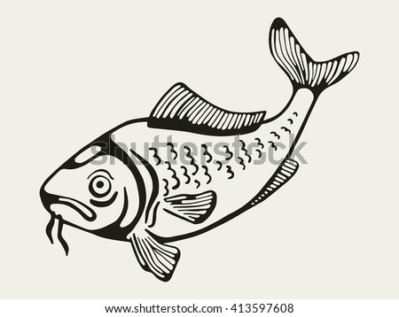 Fish Drawing Stock Photos, Images, & Pictures | Shutterstock