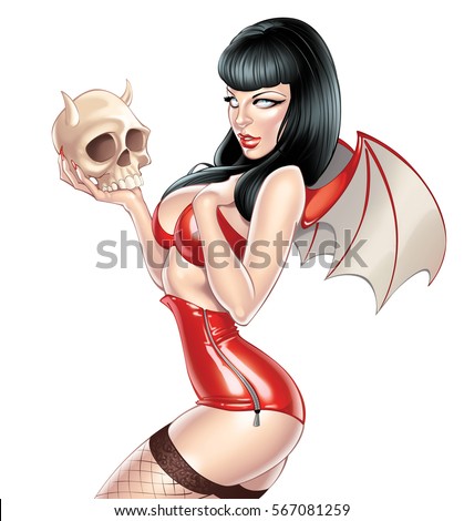 naked woman holding skull hook up in odessa