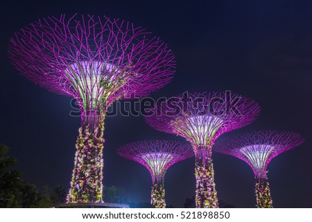 Garden By The Bay Night gardensthe bay stock images, royalty-free images & vectors Garden By The Bay Night gardensthe bay stock images, royalty-free images & vectors
