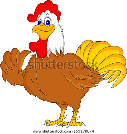 Stock Images similar to ID 128411954 - funny cartoon rooster