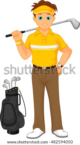 Cartoon Golfer Stock Images, Royalty-Free Images & Vectors | Shutterstock