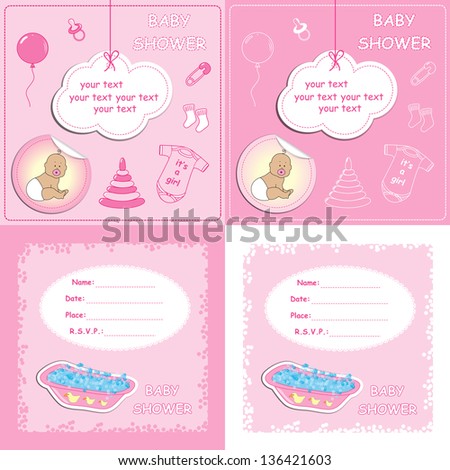 baby name announcement card