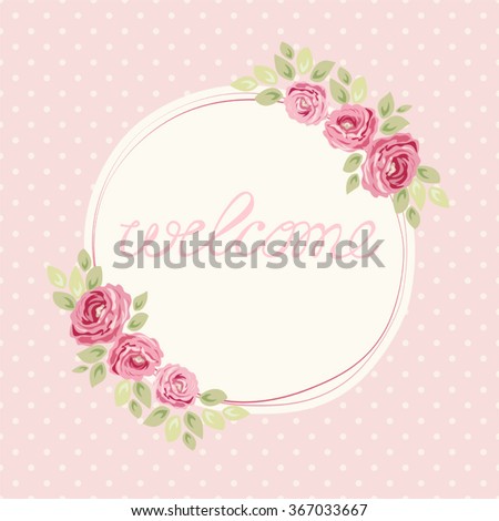 Shabby Chic Background Stock Images Royalty Free Vectors Cute Frame