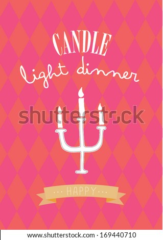 Candle Light Dinner Invitations 6