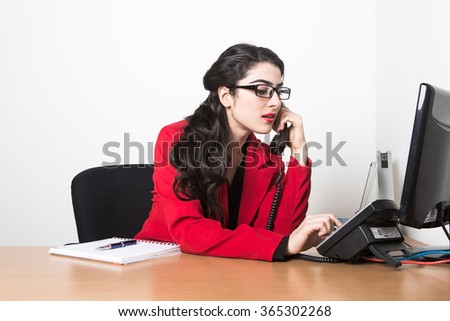 Image result for a girl wearing red jacket talking in the phone