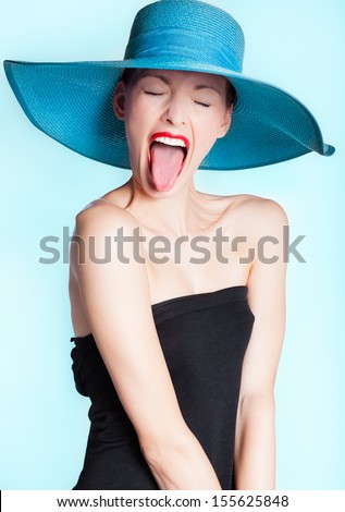 Women Showing Sexy Tongue 26