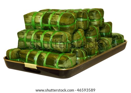 Vietnamese traditional rice cake to celerate the Lunar new year
