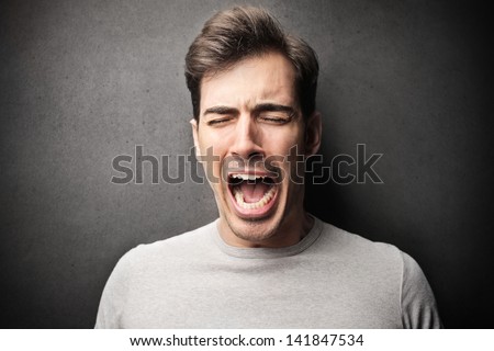 Man Screaming Stock Photos, Images, & Pictures | Shutterstock