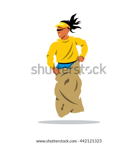 Sack Race Stock Images, Royalty-Free Images & Vectors | Shutterstock