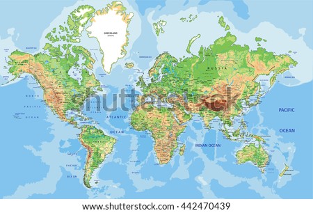 Detailed World Map