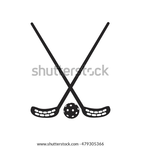 Floorball Icon Stock Vector 479305366 - Shutterstock