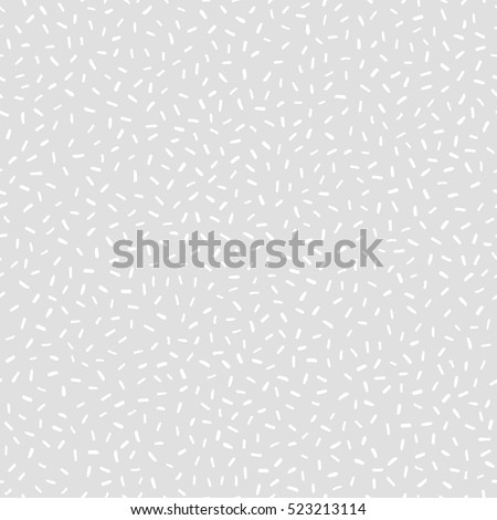 Rice background. Abstract vector texture for your design (wrapping paper, fabric, wallpaper). White rice on light gray background. Seamless pattern with scattered rice seeds.