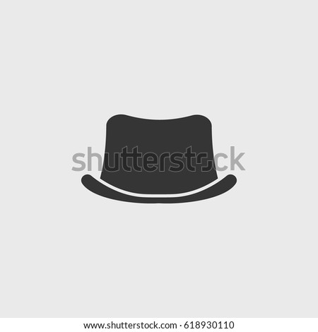 Vintage Mans Top Hat Label Design Stock Vector 267908552 - Shutterstock