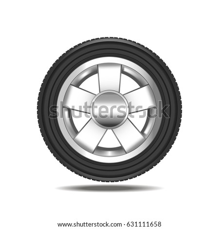 Black Tire Tracks Wheel Car Transport Stock Vector 704095726 - Shutterstock