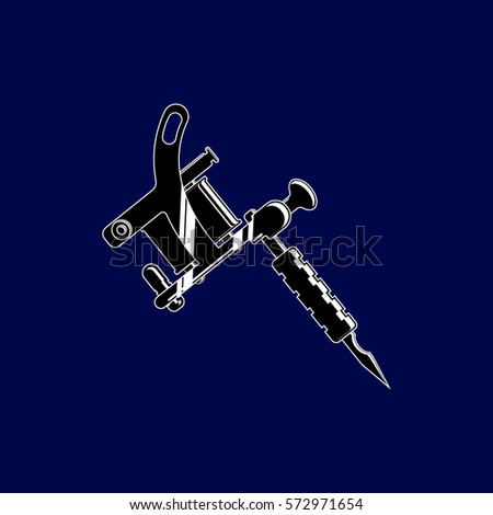 vector illustration tattoo machine stock vector 572971654 vector illustration tattoo machine stock vector 572971654