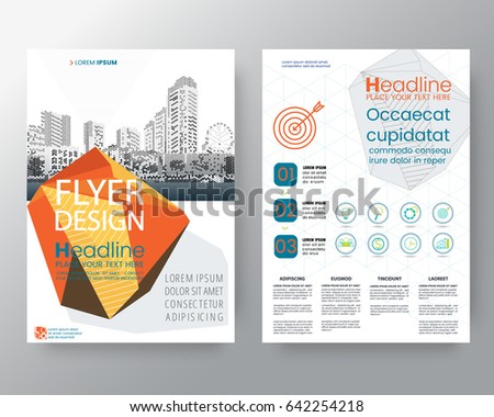 Business Templates Creative Design Abstract Orange Low Polygon Brochure Annual Report Cover Flyer Poster Business Templates Creative Design Abstract Orange Low Polygon Brochure Annual Report Cover Flyer Poster