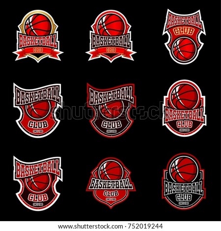 Modern Professional Logo Basketball Game Events Stock Vector 342574766 ...