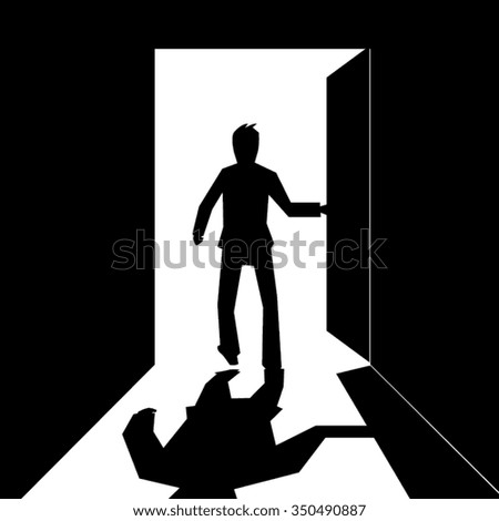 Open Door Black And White Open Door Black And White