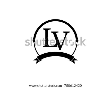Luis Vuitton logo - Luis Vuitton icono con tipo de letra en blanco y negro  antecedentes 21608794 Vector en Vecteezy