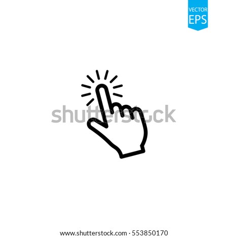 Touch Vector Icons Set Illustration Isolated Stock Vector 526291516 ...