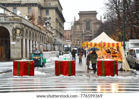 BERGAMO ITALY DECEMBER 11 2017 Concrete Stock Photo Edit Now