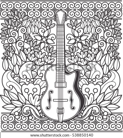 Guitar Doodle Art Stock Vector 538850140 - Shutterstock Guitar Doodle Art Stock Vector 538850140 - Shutterstock