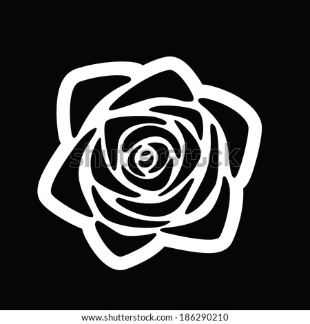 Stylized Rose Stock Vectors & Vector Clip Art | Shutterstock