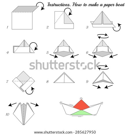 How can I make paper boats for the kids?