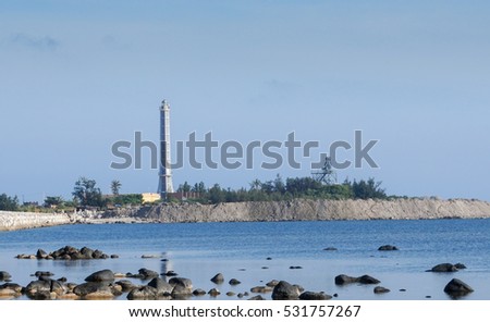 Ly Son Island lighthouse,Quang Ngai,Viet Nam 7/2014