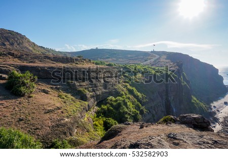 Thoi Loi Mountain,Ly Son island,Quang Ngai,Viet Nam 7/2014