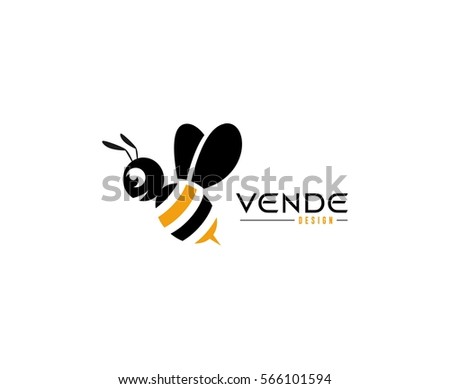 Bee Logo Stock Vector 513912187 - Shutterstock