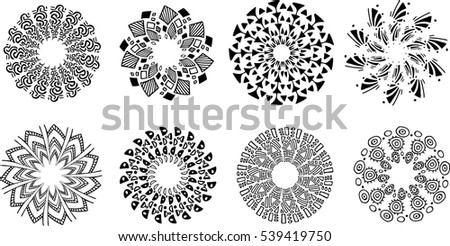 Set Trees Top View Use Your Stock Vector 318096752 - Shutterstock