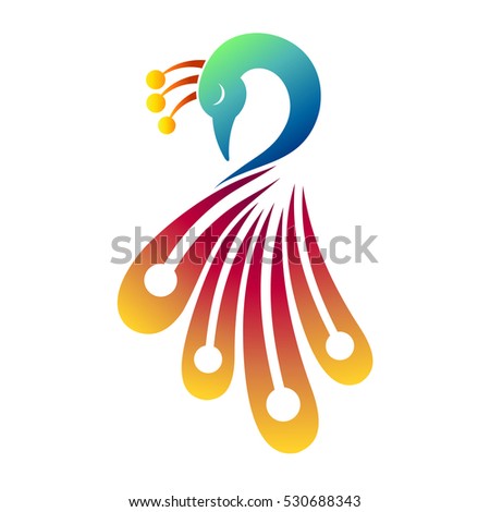 Peacock Logo Stock Images, Royalty-free Images & Vectors 