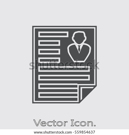 Resume Icon Stock Images, Royalty-Free Images & Vectors | Shutterstock