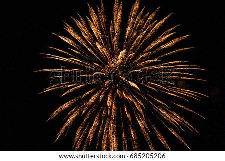 orange firework