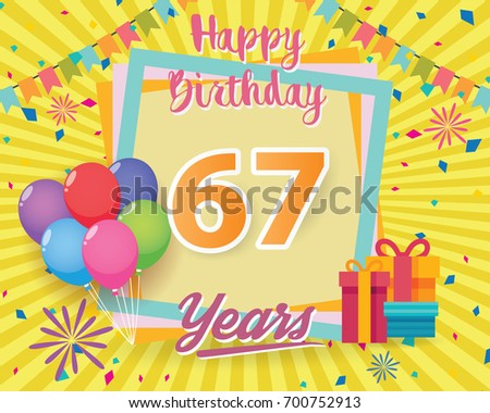 67 Birthday Stock Images, Royalty-Free Images & Vectors | Shutterstock